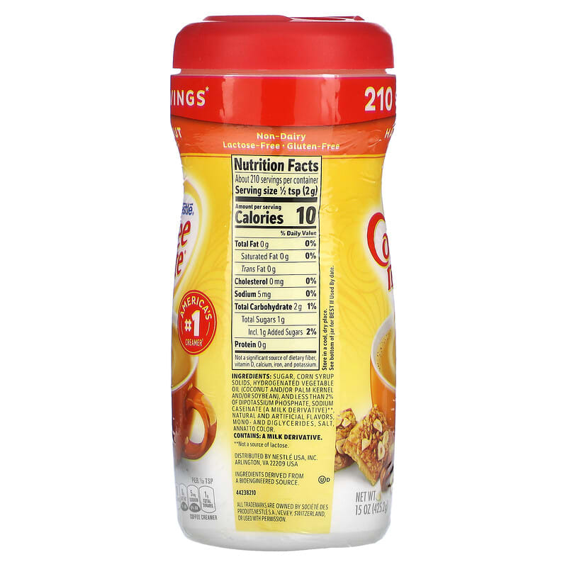 Coffee Mate, Powder Coffee Creamer, Hazelnut, 15 oz (425.2 g)