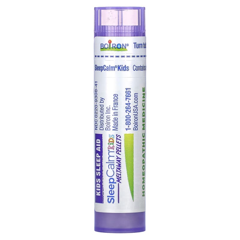 Boiron, SleepCalm Kids, 2 Portable Tubes, 80 Pellets Each