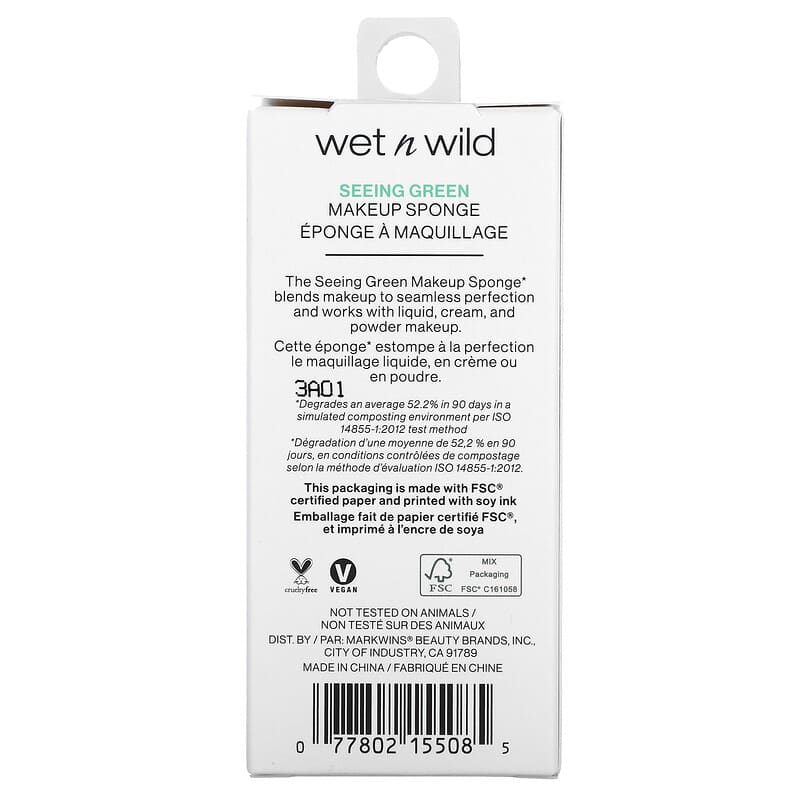 wet n wild, Makeup Sponge, Seeing Green, 1 Sponge