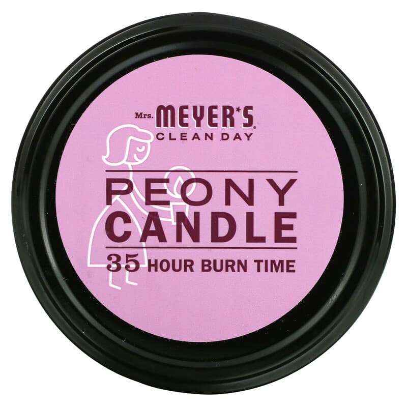 Mrs. Meyers Clean Day, Peony Candle, 7.2 oz (204 g)