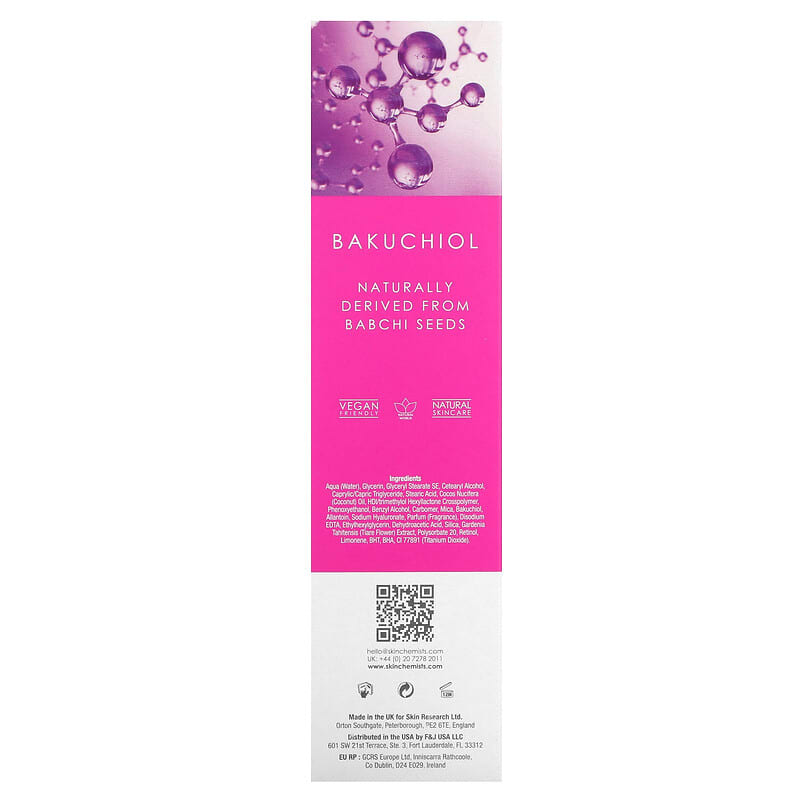 skinChemists, Youth Series, Retinol & Bakuchiol Night Moisturiser, 1.69 fl oz (50 ml)