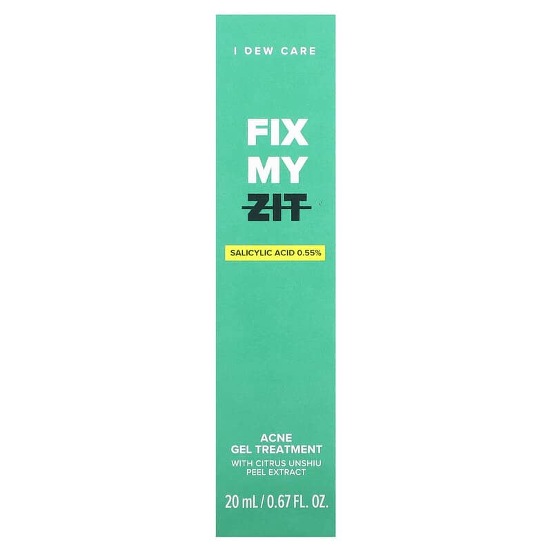 I Dew Care, Fix My Zit, Acne Gel Treatment, 0.67 fl oz (20 ml)