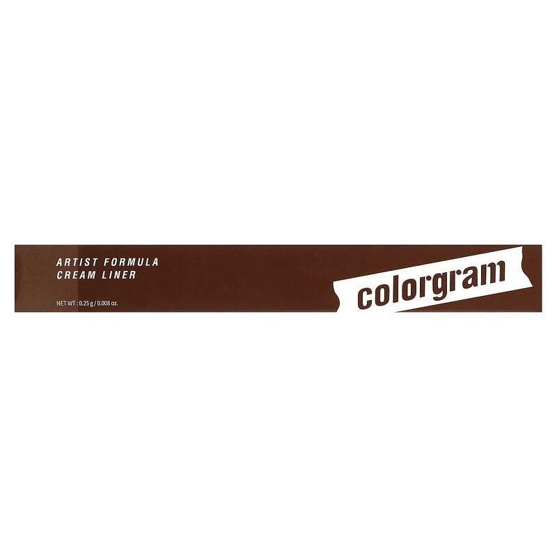 Colorgram, Artist Formula Cream Liner, 08 Creamy Brown, 0.008 oz (0.25 g)