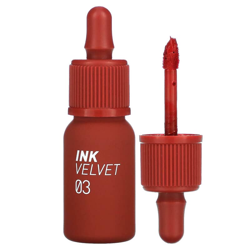 Peripera, Ink Velvet Lip Tint, 03 Red Only, 0.14 oz (4 g)