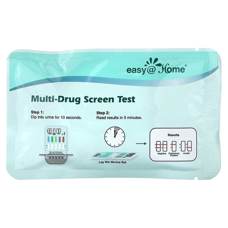 Easy@Home, Multi-Drug Screen Test, 5 Tests