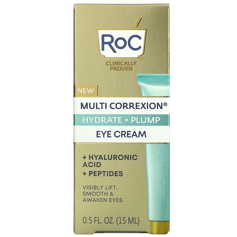 RoC, Multi Correxion, Hydrate + Plump, Eye Cream, 0.5 fl oz (15 ml)