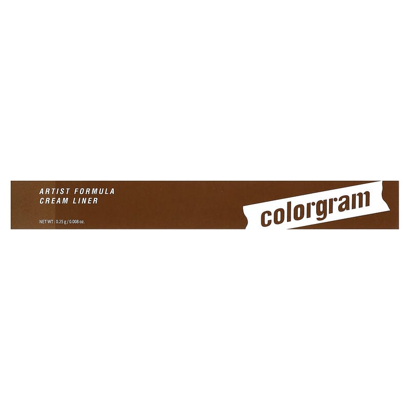 Colorgram, Artist Formula Cream Liner,  07 Sand Brown, 0.008 oz (0.25 g)