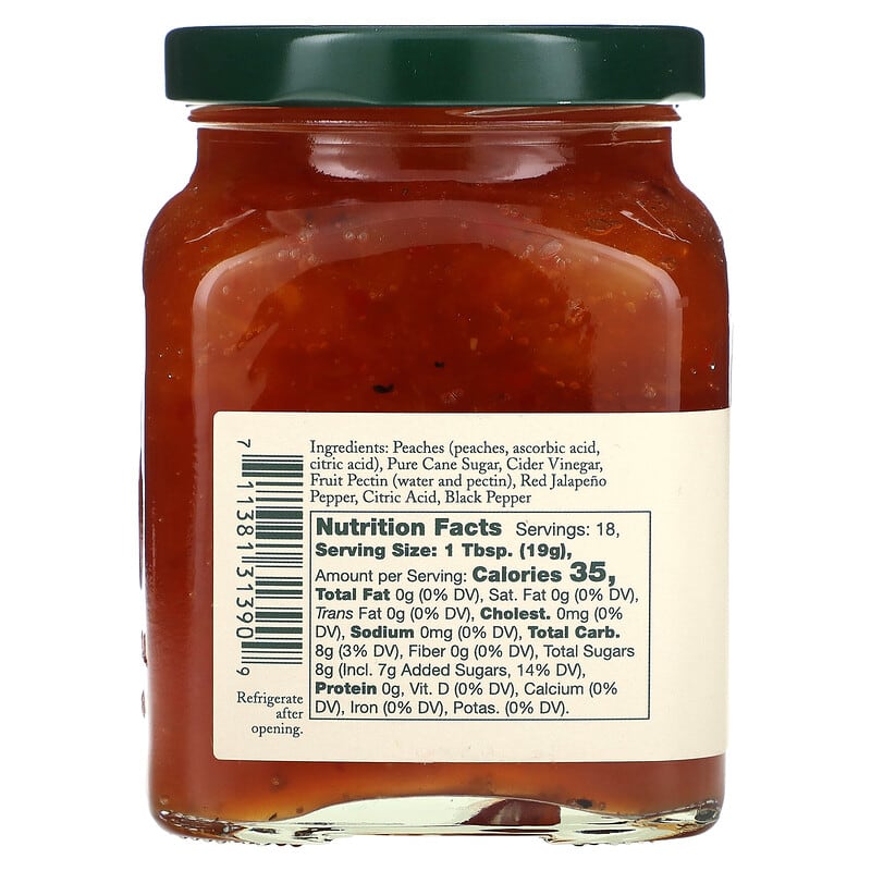 Stonewall Kitchen, Hot Pepper Peach Jam, Mild, 12 oz (340 g)