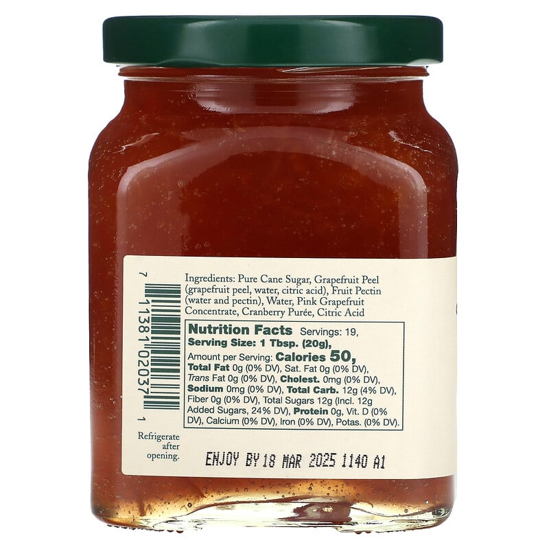 Stonewall Kitchen, Pink Grapefruit Marmalade, 13 oz (369 g)