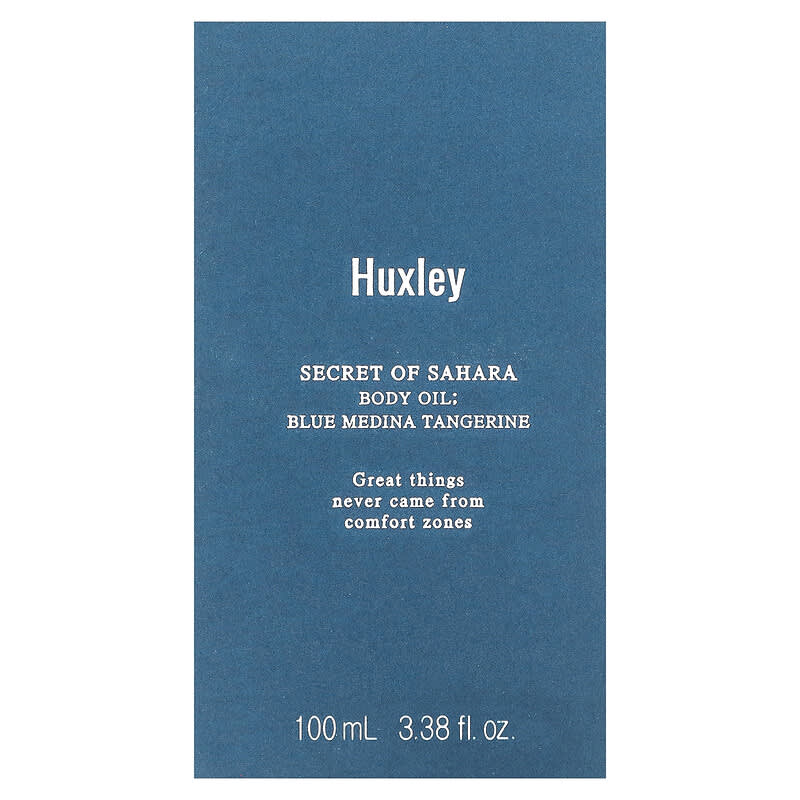 Huxley, Secret of Sahara, Body Oil, Blue Medina Tangerine, 3.38 fl oz (100 ml)