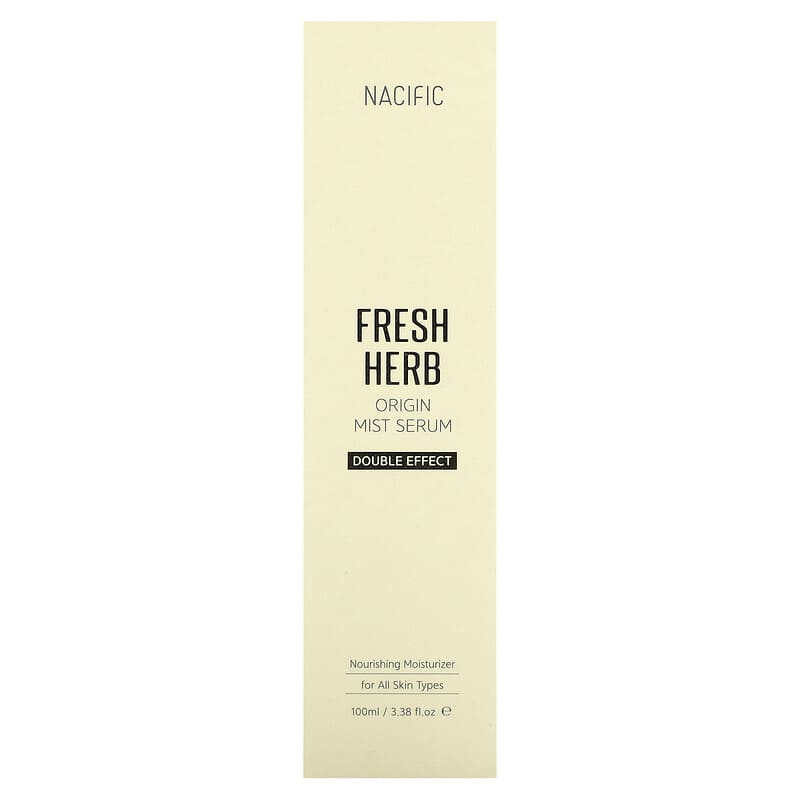 Nacific, Fresh Herb, Origin Mist Serum , 3.38 fl oz (100 ml)