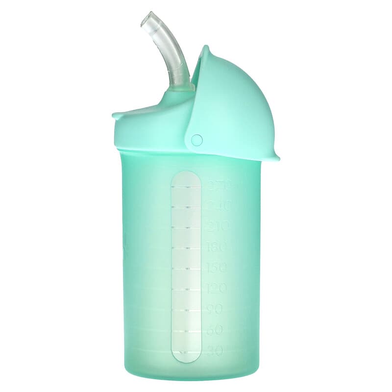 Boon, Swig, Silicone Straw Cup, 6 Months+, Mint , 9 oz (270 ml)