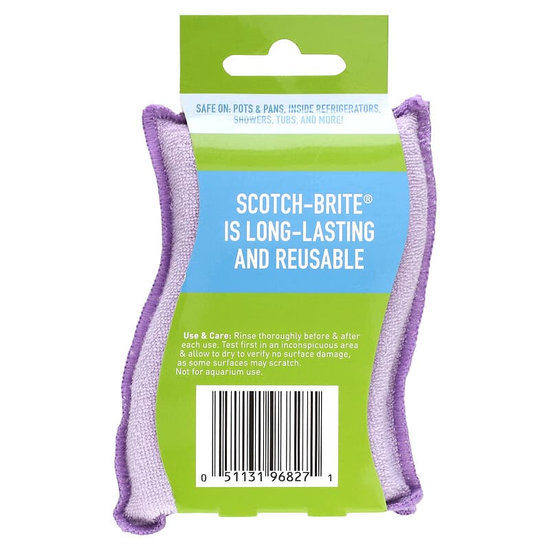 Scotch-Brite, Dobie, Stay Clean Scrubbers, 2 Scrubbers