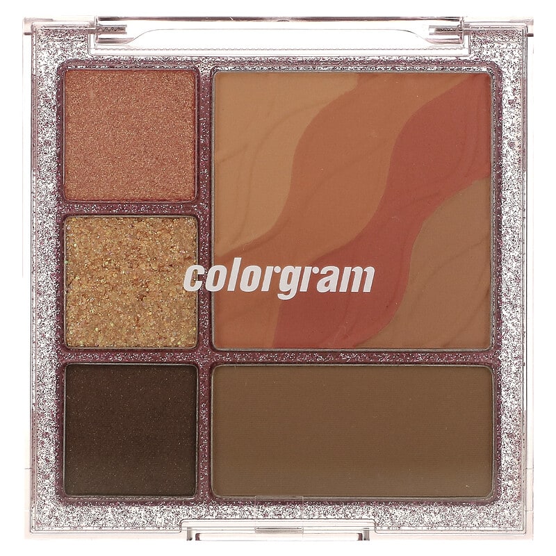 Colorgram, Multi Cube Palette, 02 Romantic Cube, 0.26 oz (7.5 g)