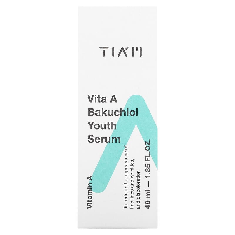 Tiam, Vita A Bakuchiol Youth Serum, 1.35 fl oz (40 ml)