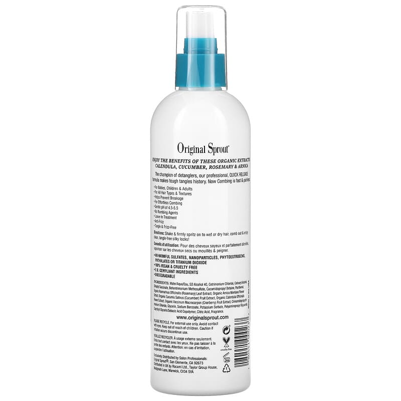 Original Sprout Inc, Classic Collection, Miracle Detangler, 12 fl oz (354 ml)