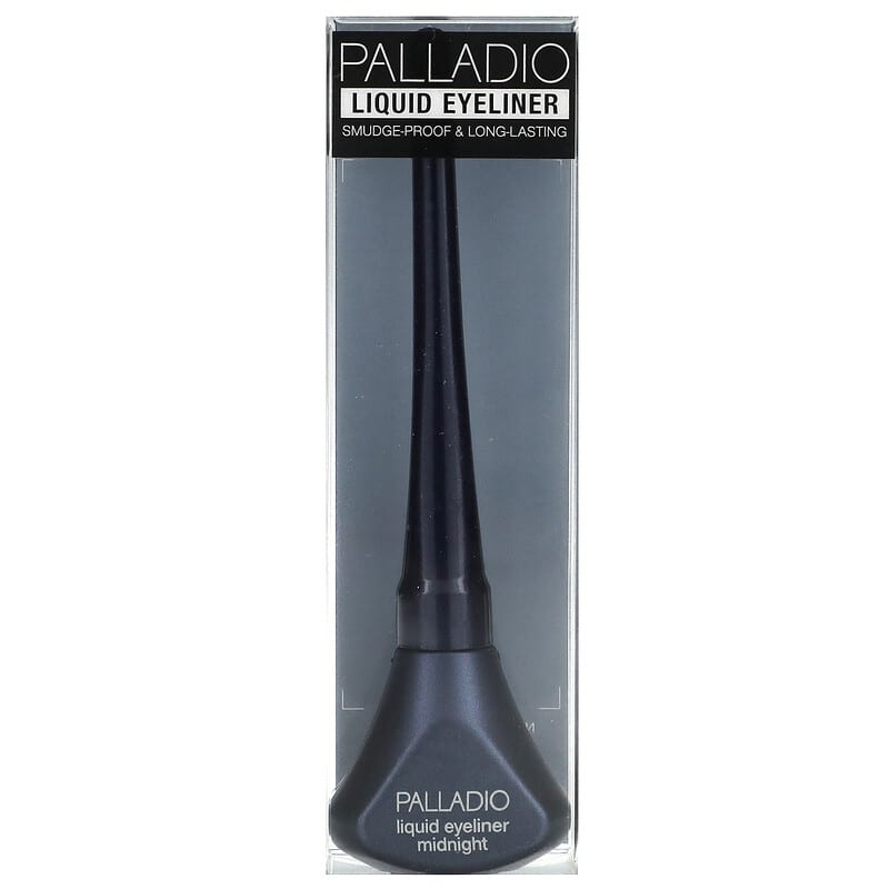 Palladio, Liquid Eyeliner, Midnight ELLS270, 0.13 fl oz (3.8 ml)