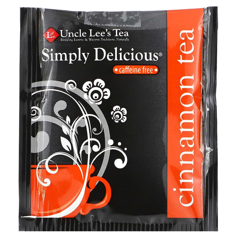 Uncle Lee's Tea, Simply Delicious, Cinnamon Tea, Caffeine Free, 18 Tea Bags, 1.14 oz (32.4 g)