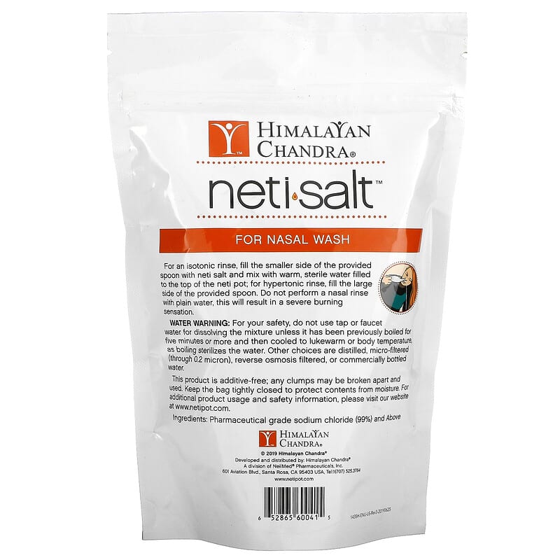 Himalayan Chandra, Neti Salt, Salt for Nasal Wash, 1.5 lbs (680.3 g)