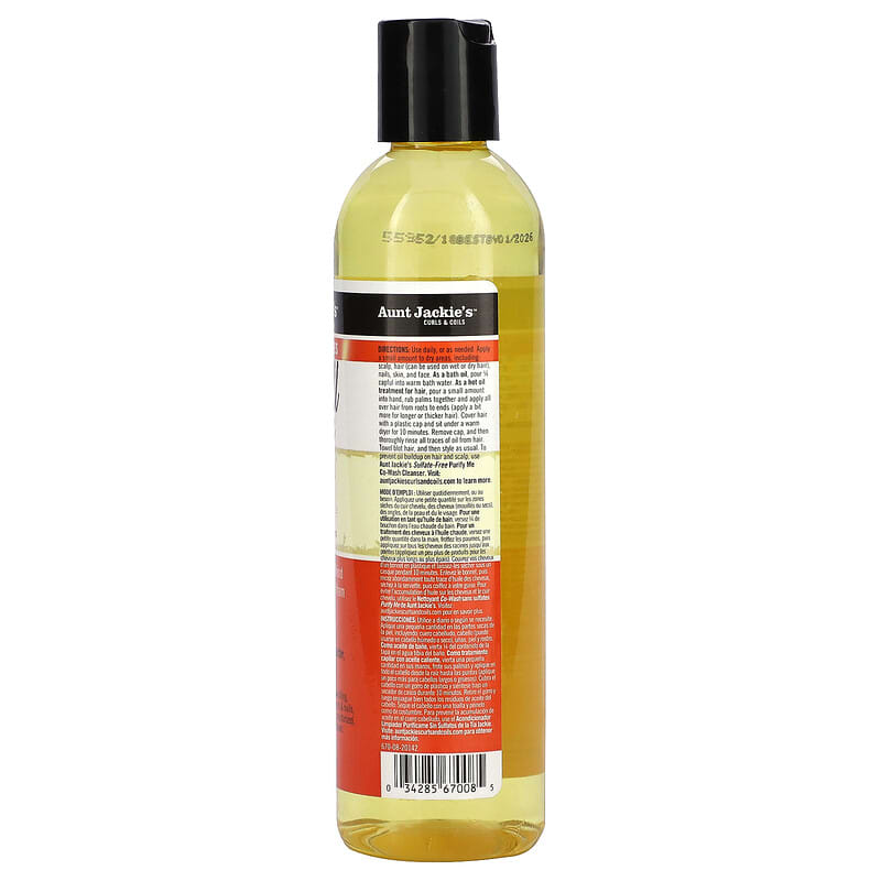 Aunt Jackie's Curls & Coils, Soft All Over, Multi-Purpose Oil Therapy, 8 fl oz (237 ml)