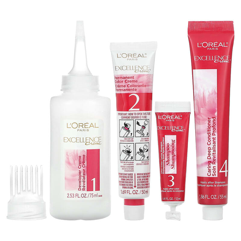 L'Oréal, Excellence Creme, Triple Care Color, 8 1/2 A Champagne Blonde, 1 Application