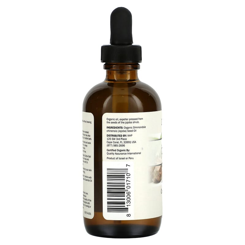 Dr. Mercola, Organic Jojoba Oil, 4 fl oz (118 ml)