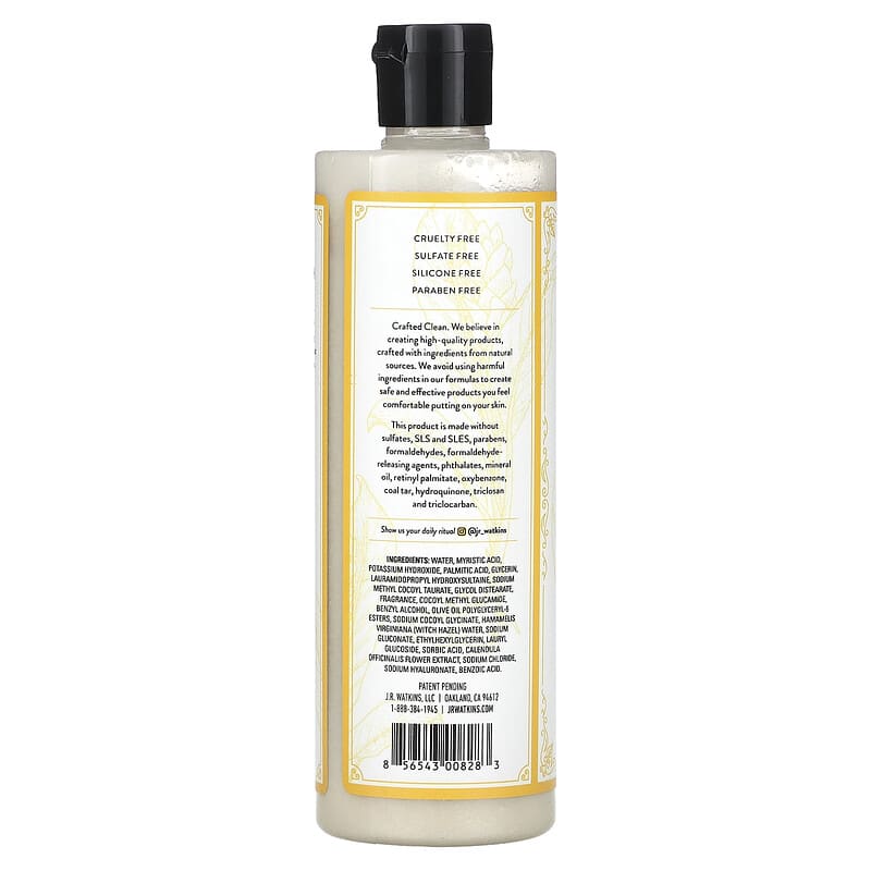 J R Watkins, Detox, Creamy Body Wash, Turmeric & Citron, 12 fl oz (354 ml)