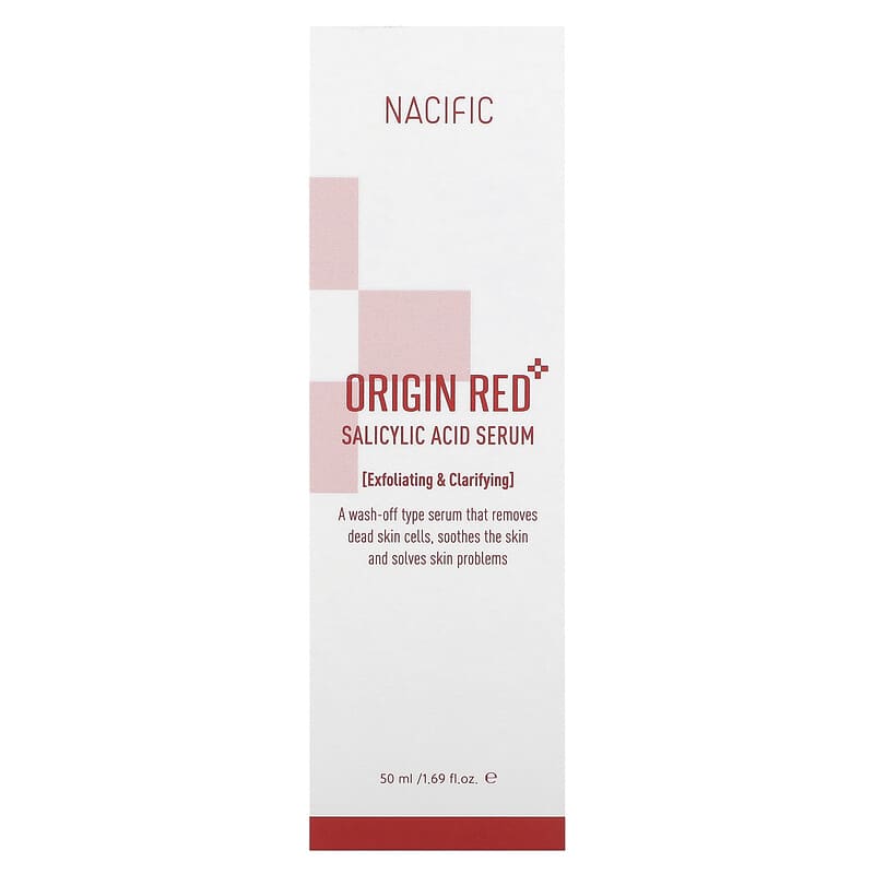 Nacific, Origin Red, Salicylic Acid Serum , 1.69 fl oz (50 ml)