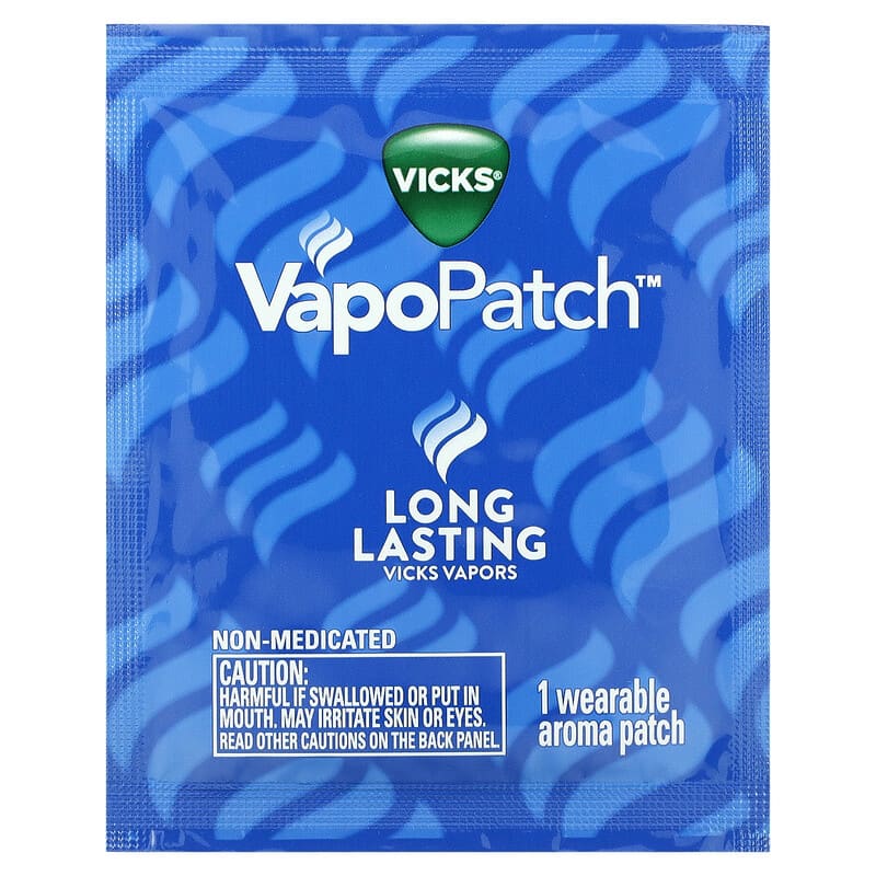 Vicks, VapoPatch, Soothing Vapors, 5 Wearable Aroma Patches