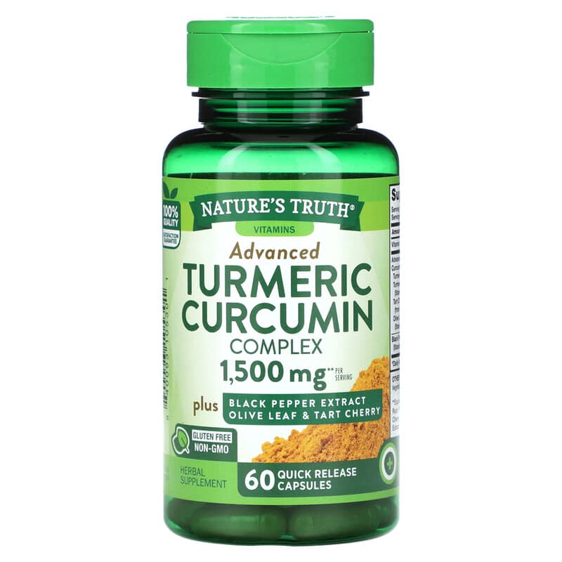 Nature's Truth, Turmeric Curcumin Complex, 750 mg, 60 Quick Release Capsules