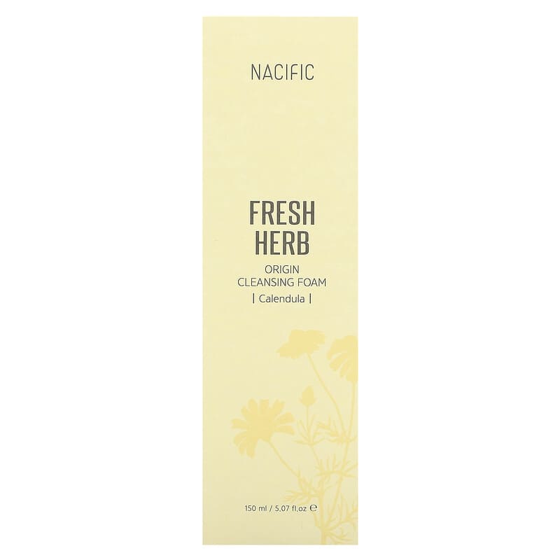 Nacific, Fresh Herb Origin Cleansing Foam, 5.07 fl oz (150 ml)