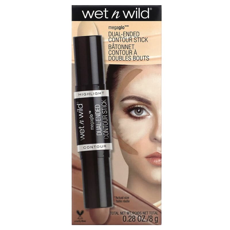 wet n wild, Megaglo, Dual-Ended Contour Stick, 0.28 OZ (8 g)