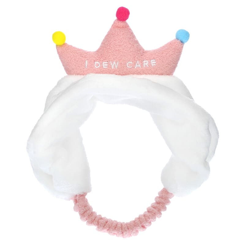 I Dew Care, Tiara Headband, Pink, 1 Headband