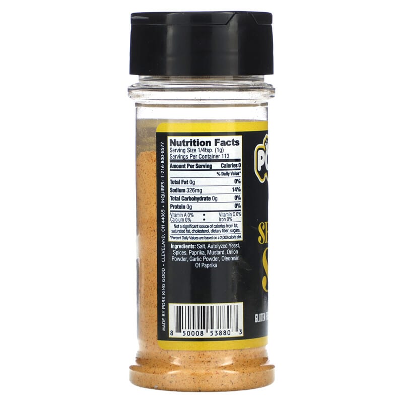 Pork King Good, Seasoning Salt, 4 oz (113 g)