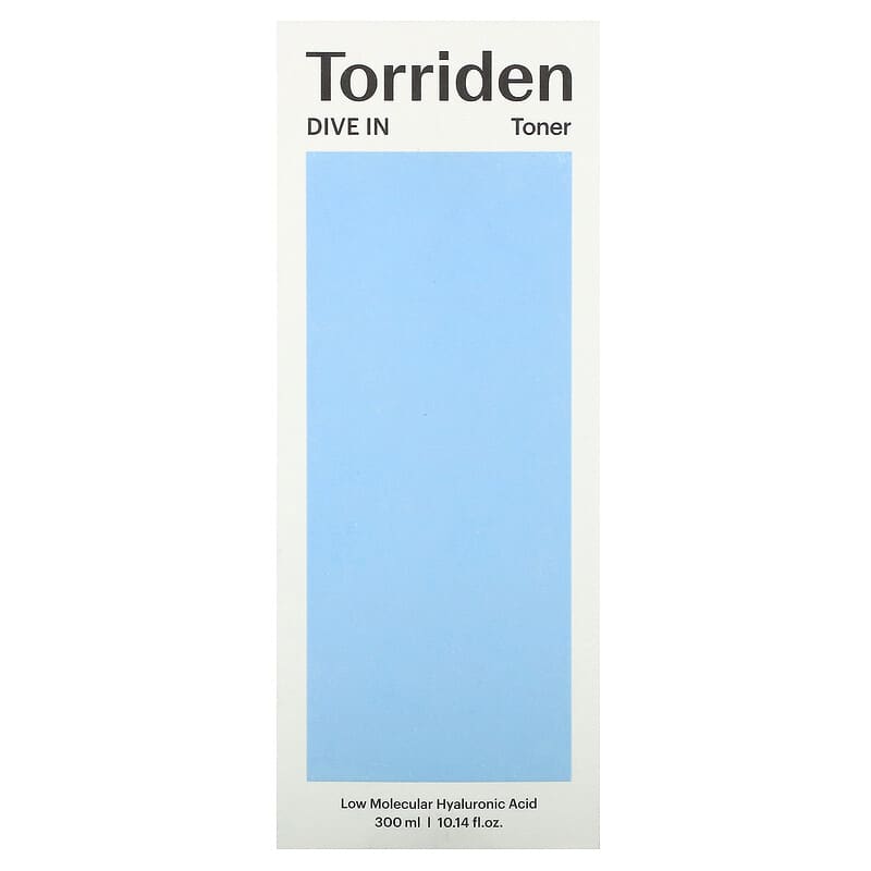 Torriden, Dive In,  Low Molecular Hyaluronic Acid Toner, 10.14 fl oz (300 ml)