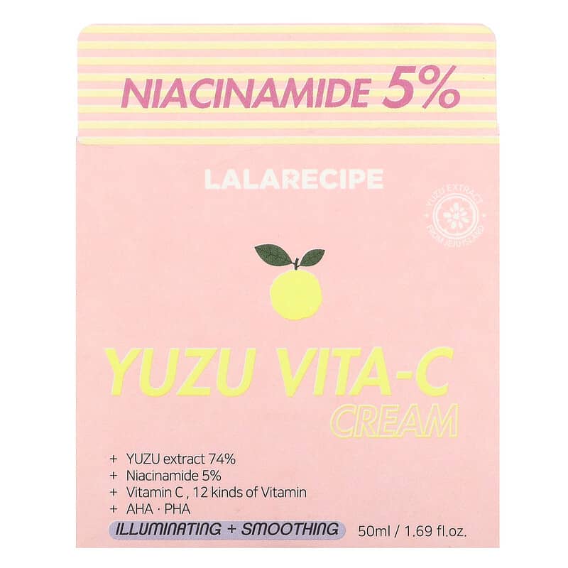 Lalarecipe, Yuzu Vita-C Cream, 1.69 fl oz (50 ml)