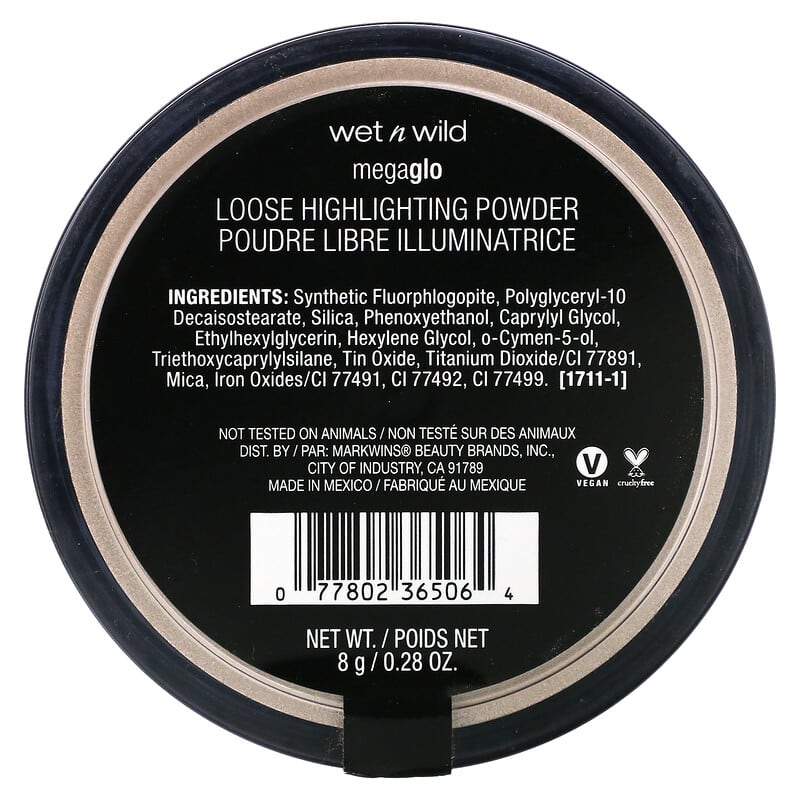 wet n wild, MegaGlo Loose Highlighting Powder, 396A I'm So Lit, 0.28 oz (8 g)