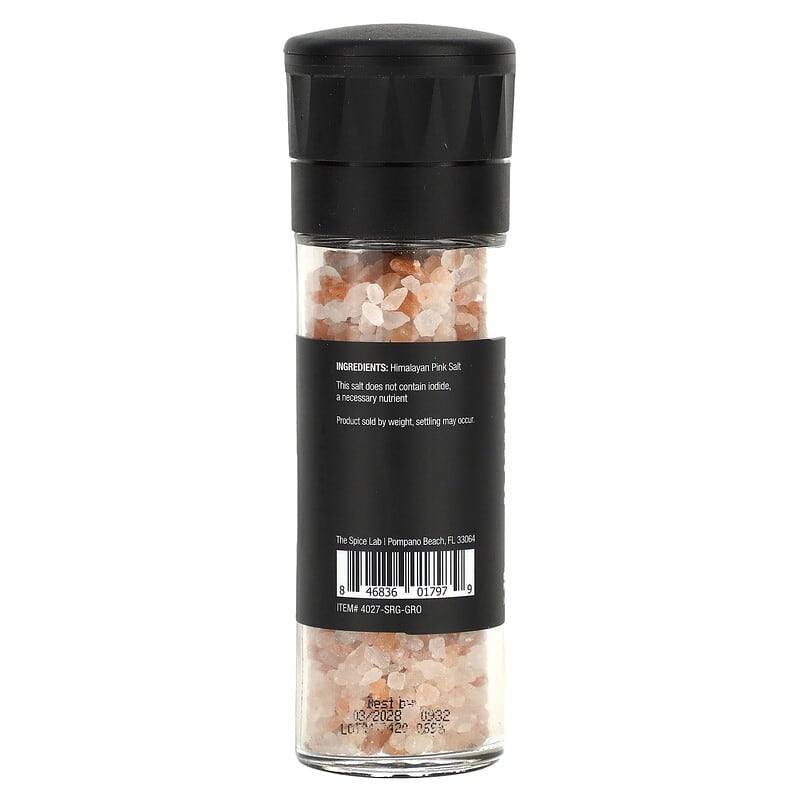 The Spice Lab, Himalayan Pink Salt, Coarse Grain, 4.2 oz (119 g)