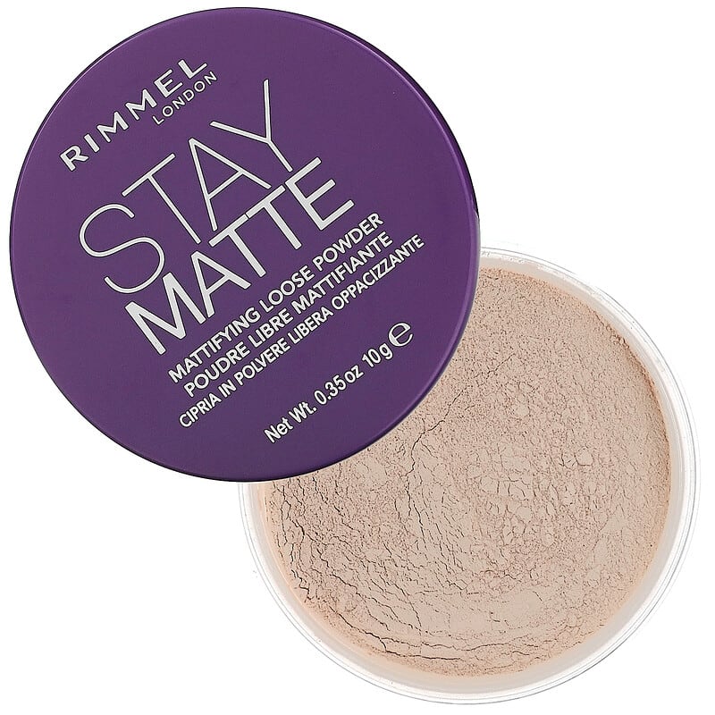 Rimmel London, Stay Matte, Mattifying Loose Powder, 001 Transparent, 0.35 oz (10 g)