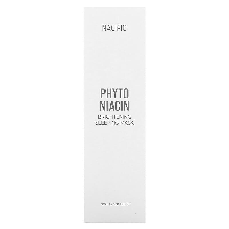 Nacific, Phyto Niacin, Brightening Sleeping Beauty Mask , 3.38 fl oz (100 ml)