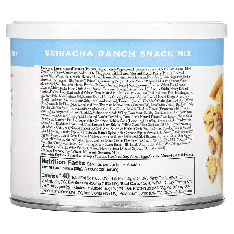 Stonewall Kitchen, Sriracha Ranch Snack Mix, 7 oz (198.4 g)