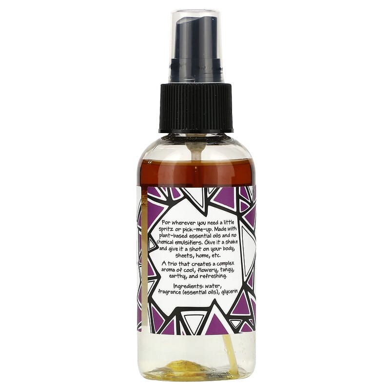 ZUM, Zum Mist, Aromatherapy Room & Body Mist, Lavender-Lemon & Patchouli, 4 fl oz (118 ml)