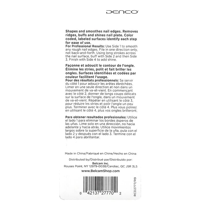 Denco, 4-Way Buffing Block, 1 Tool