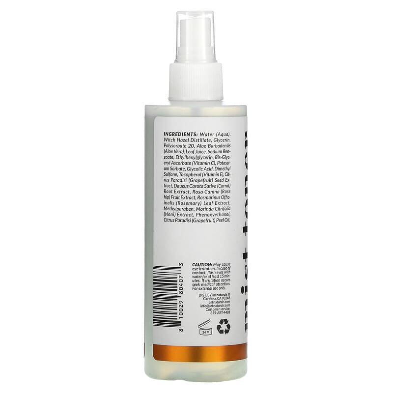 artnaturals, Mist Toner, Vitamin C Revitalizing Formula, 8 fl oz (236.5 ml)