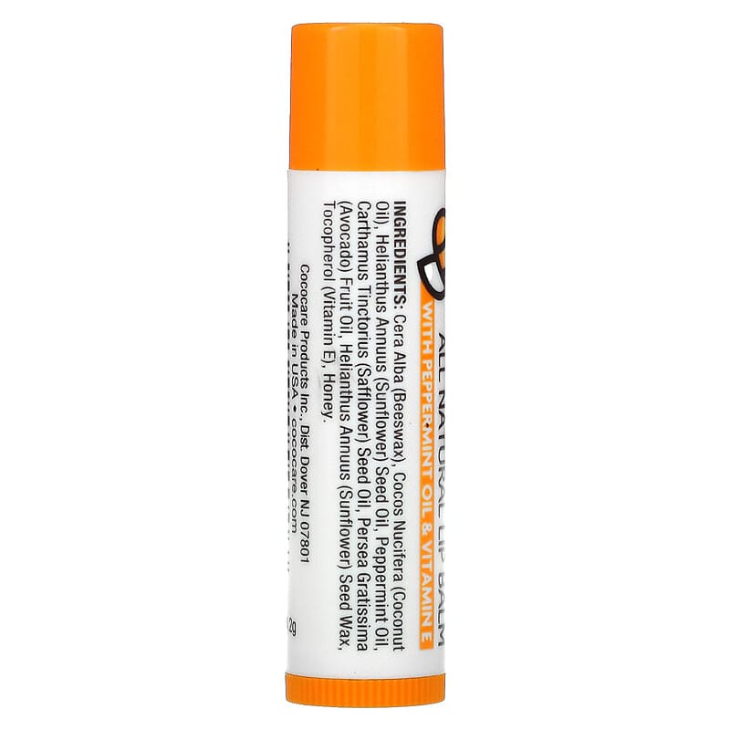 Cococare, Beeswax, All Natural Lip Balm, 0.15 oz (4.2 g)