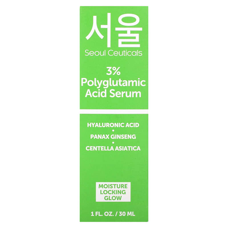 SeoulCeuticals, 3% Polyglutamic Acid Serum, 1 fl oz (30 ml)