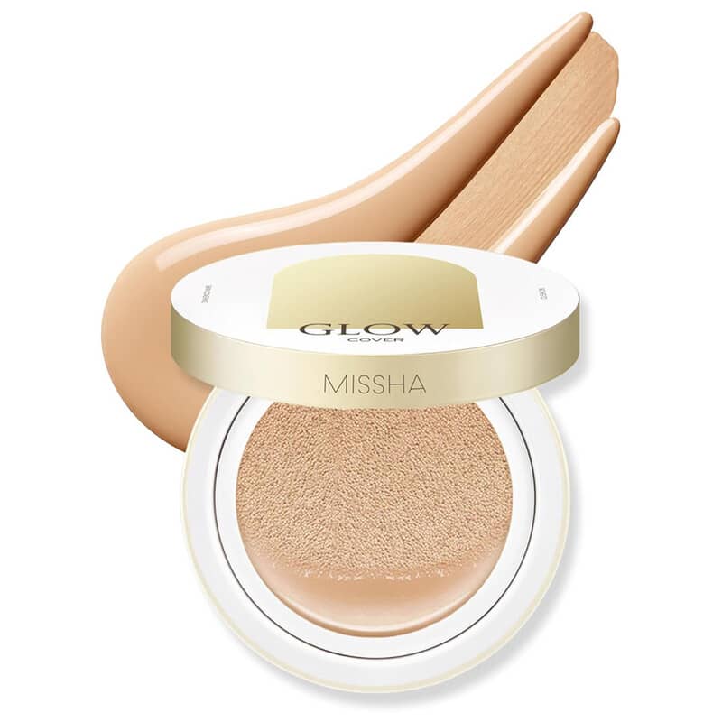 Missha, Glow Cushion, No. 23 Sand, 0.49 oz (14 g)