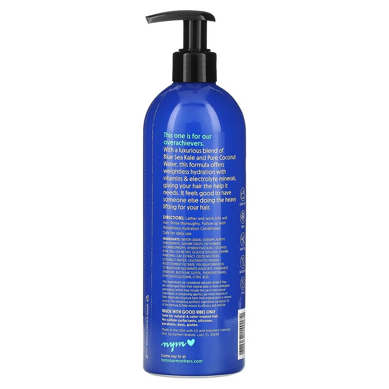 Not Your Mother's, Blue Sea Hale & Purple Coconut Water Shampoo, 15.2 fl oz (450 ml)