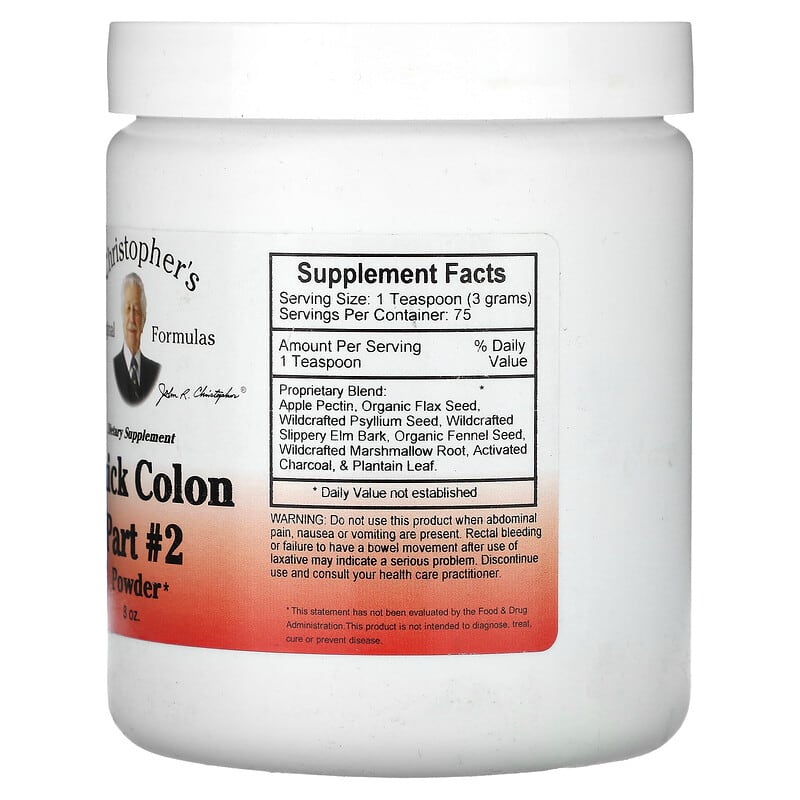 Christopher's Original Formulas, Quick Colon Part #2 Powder, 8 oz (226.8 g)