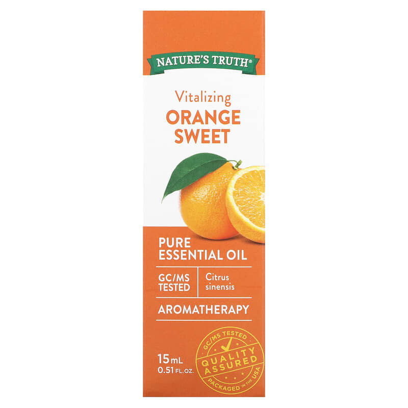 Nature's Truth, Pure Essential Oil, Vitalizing Orange Sweet, 0.51 fl oz (15 ml)